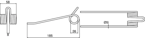 Kramp - 941117N - Pick-Up Tine Oscha