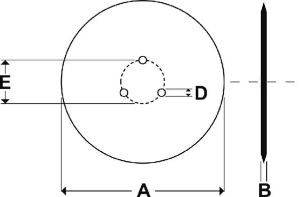 Kramp - 962292KR - Kramp Grinding Disc 320 x 3 mm