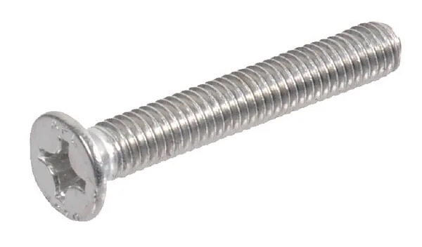 Kramp - 965625RVS - Countersunk Screw DIN965 M6x25 Stainless Steel A2 Kramp