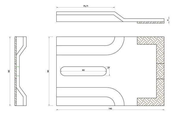 Kramp - AB060500CN - Scraper Carbide