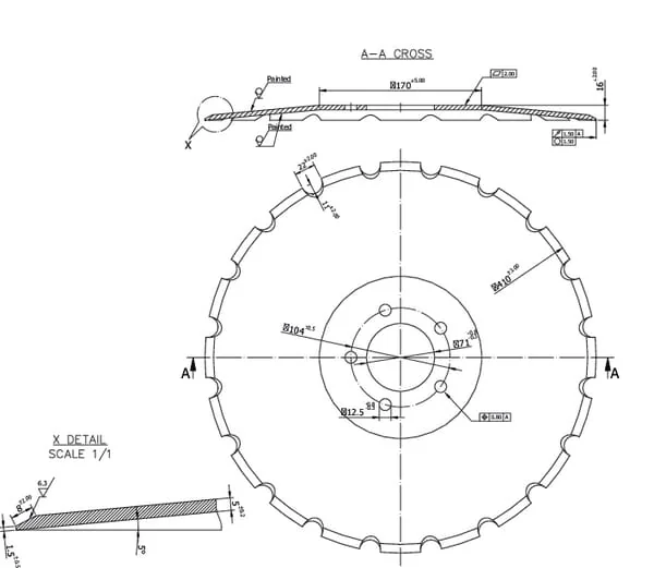Kramp - AC353950N - Disc Accord