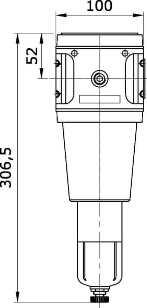 Kramp - AF5K1 - Kramp Compressed Air Filter G 1