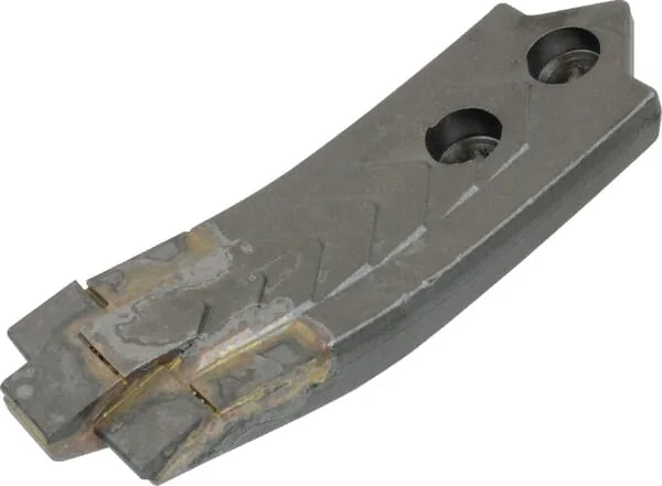 Kramp - AGM1103551CN - Cultivator Point 256x80mm Hardened, Curved, 2 Hole, Suitable For Agrisem