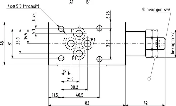 Kramp - AM3LSP300 - Kramp Pressure Compensator 3-way LS-P3/00/10 NG6