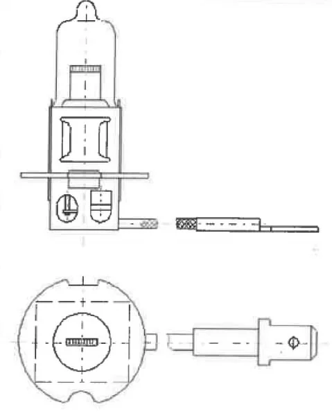 Kramp - B4805 - Bulb 48v 45w Pk22s H3