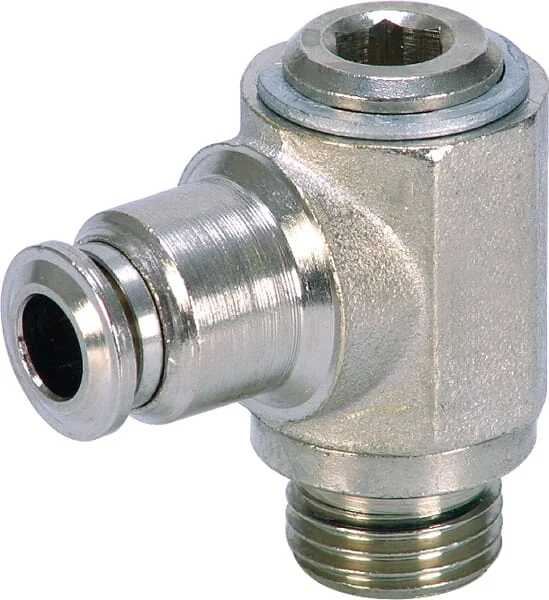 Kramp - BCS418B - L-Push-in Fitting 4x1/8"