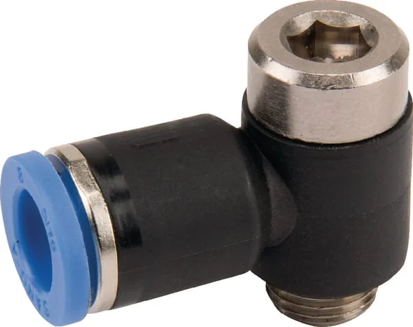 Kramp - BCS818PB - L-Push-In Fitting 8x1/8"