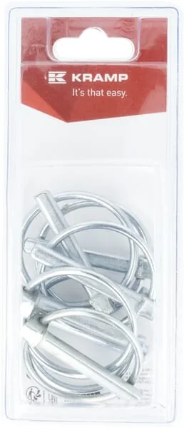 Kramp Blister - KRLP7KRP06B - Linch Pin 7mm X 43mm (6)