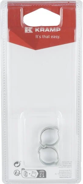 Kramp Blister - KROOR1315P02B - Hose Ear Clamp 13 - 15mm (2)