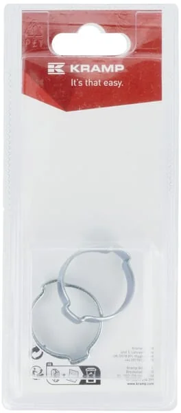 Kramp Blister - KROOR2327P02B - Hose Ear Clamp 23 - 27mm (2)