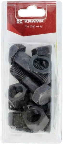 Kramp Blister - KRRB161547P04B - Plough Bolt M16 X 47mm, 12.9 (4)