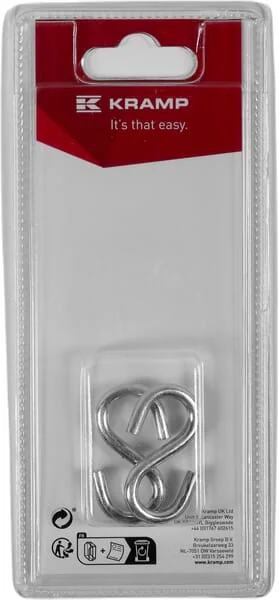 Kramp Blister - KRSH04P02B - S-Hook 4 X 32.1mm (2)
