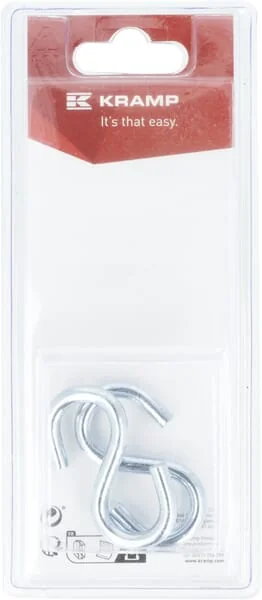 Kramp Blister - KRSH05P02B - S-Hook 5 X 49.5mm (2)