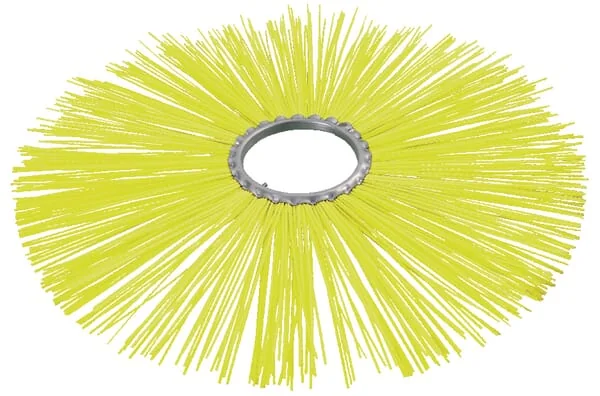 Kramp - BR5505P - Kramp Sweep Brush Ring 550/127 Poly Yellow