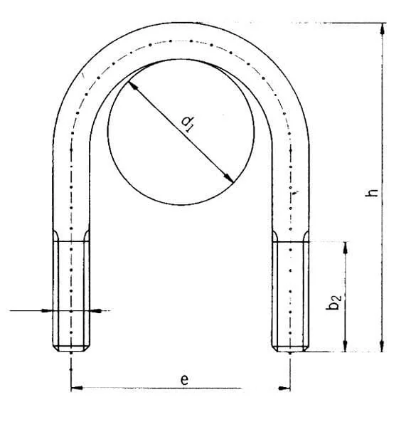 Kramp - BS25 - U Bolt 25mm