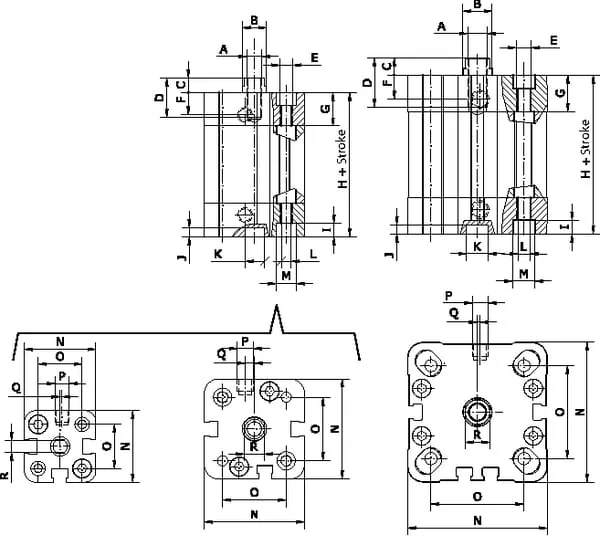 Kramp - CCND2030MI - Compact Cylinder