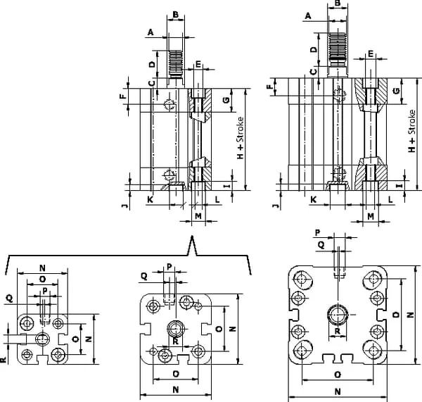 Kramp - CCND3260MO - Compact Cylinder