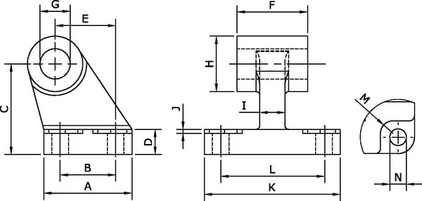 Kramp - CF50PN - Clevis Foot