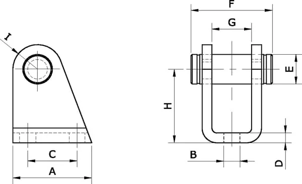 Kramp - CF810PN - Clevis Foot