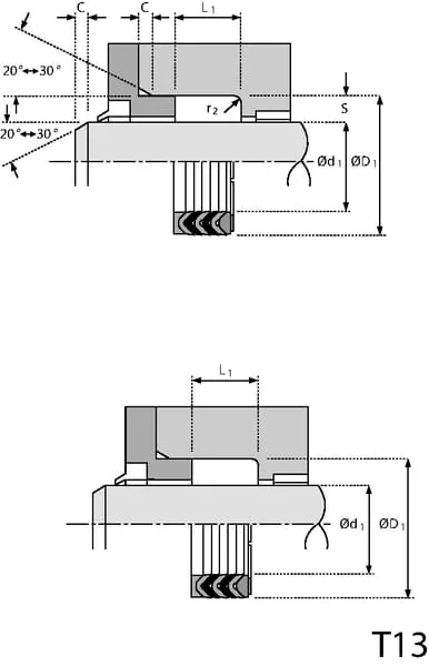 Kramp - CH7090212 - Kramp Stacking Sleeve 70 x 90 x 21.2