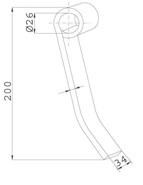 Kramp - CK4700 - Mulcher Blade 35x205mm Kuhn