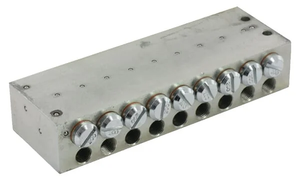 Kramp - CLBV18 - Kramp Block Distributor Galvanized 18 Outlets