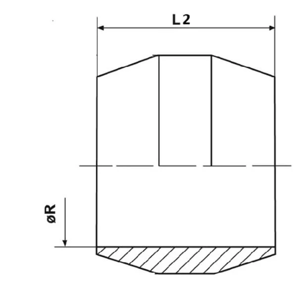 Kramp - CLDKR10L - Clamp Ring Cone 60°