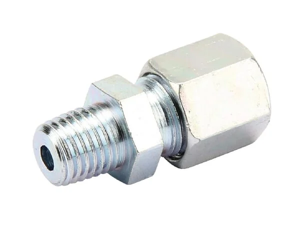 Kramp - CLGEV6LL60M8K - 6LL M8K 60° Male Stud Coupling