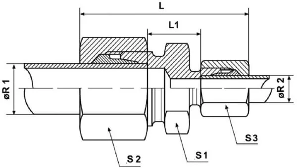 Kramp - CLGV86LL - Coupling 8LL - 6LL