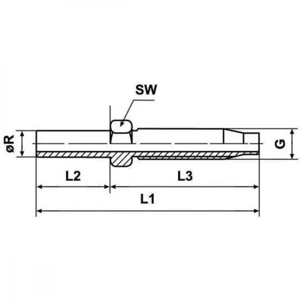 Kramp - CLRS04RVS - Kramp Screw Union DN04 Stainless Steel