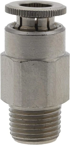 Kramp - CLSG6RK18 - Plug-In Connector Diameter 6mm Straight, Male Thread 1/8" Kramp