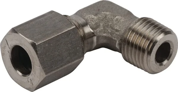 Kramp - CLWEV6LLM10KRVS - Right-Angle Screw-in Coupling Stainless Steel