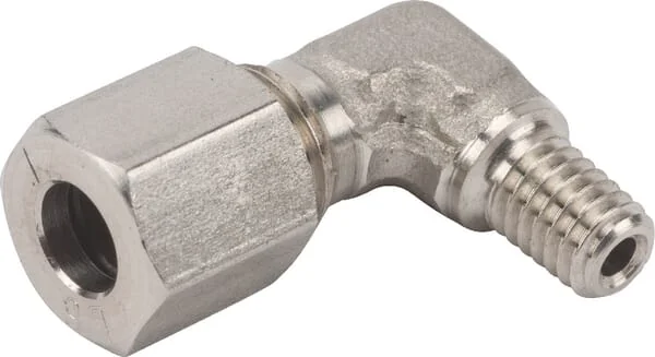 Kramp - CLWEV6LLM6KRVS - Right-Angle Screw-in Coupling Stainless Steel