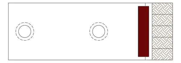 Kramp - CP2507030CN - Cultivator Point 230x70x30mm, Hardened, Flat, 2 Hole, Suitable For Duro