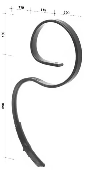 Kramp - CP50 - Spring Tine 32x10x540mm With Point