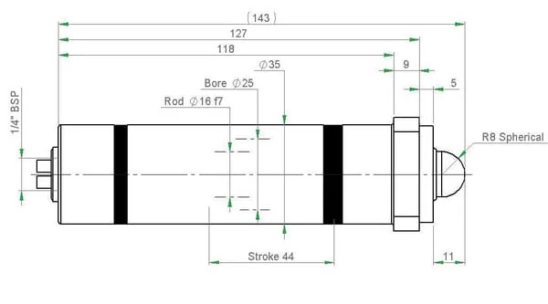 Kramp - CWP00C - Kramp Cylinder Quick-Change CW00