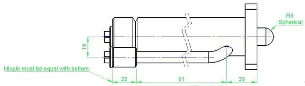 Kramp - D162555CW0 - Cylinder Quick Change CW0
