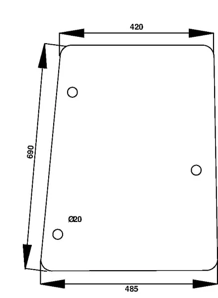Kramp - D3406669 - Kramp Side Window