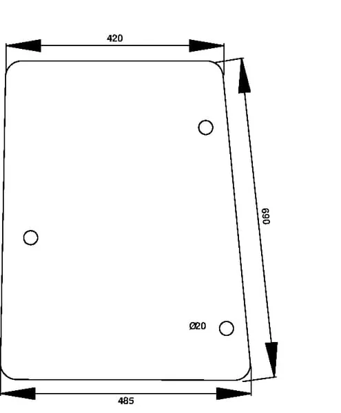 Kramp - D3406670 - Kramp Side Window