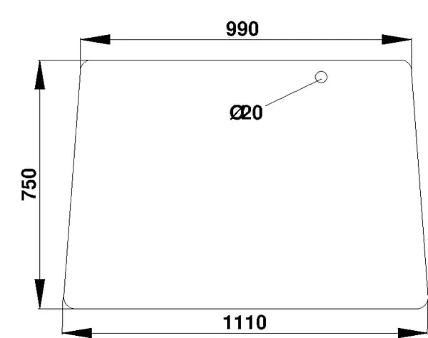 Kramp - D4001 - Windscreen