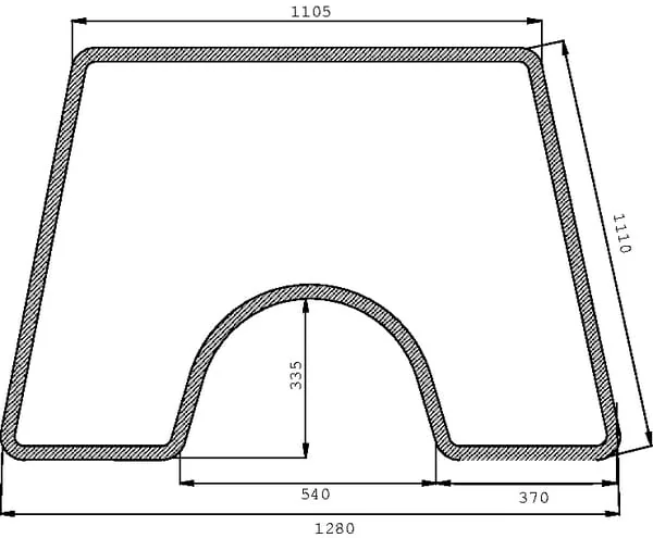 Kramp - D4068 - Windscreen