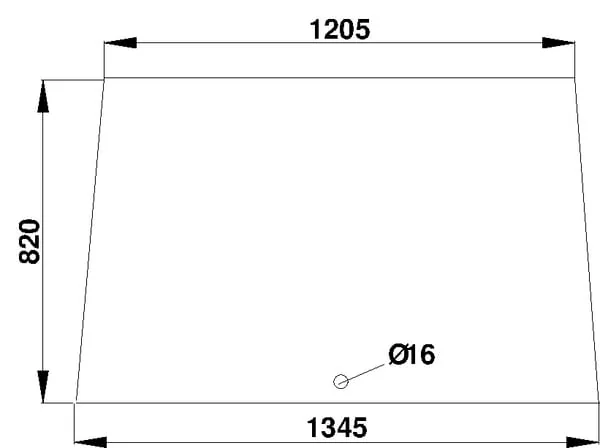 Kramp - D520486 - Kramp Windshield Fixed
