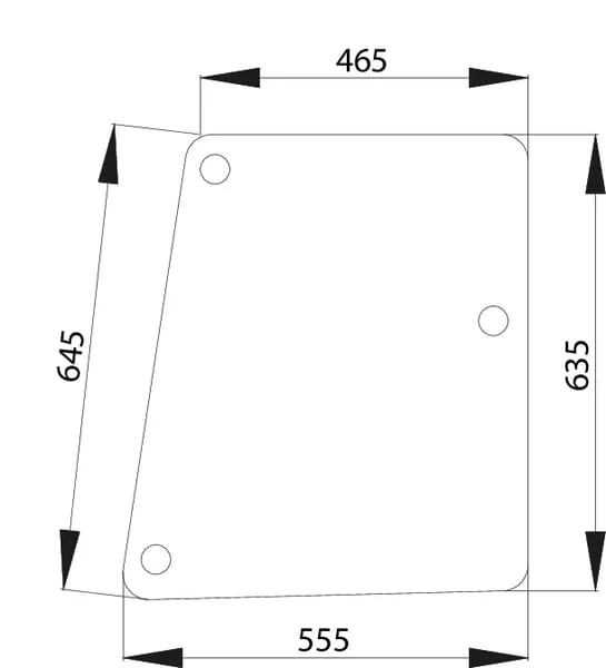 Kramp - D520512B - Side Window