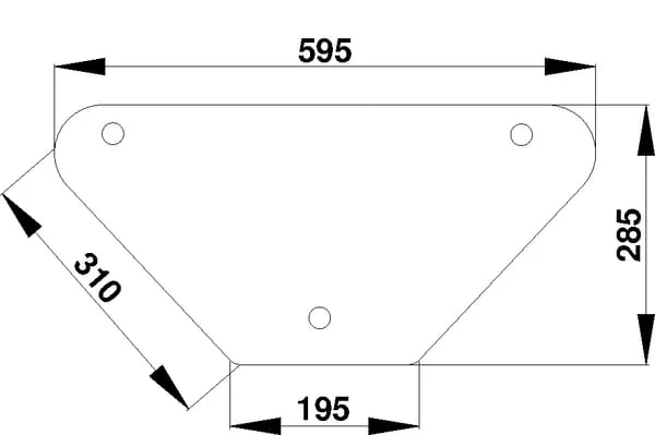Kramp - D520538 - Kramp Rear Window Lower