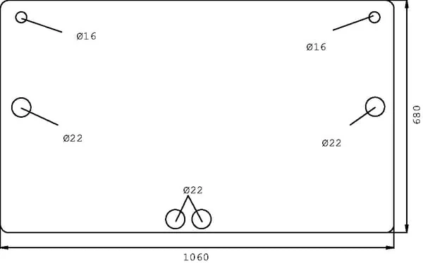 Kramp - D6008T - Rear Window Upper