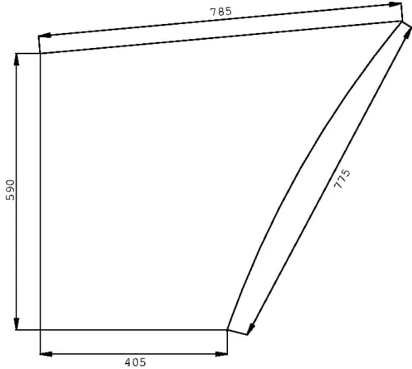 Kramp - D6707 - Kramp Door Frame Lower