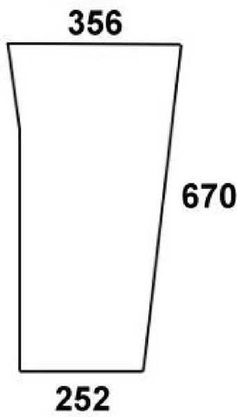 Kramp - D6902 - Kramp Front Window Lower Left
