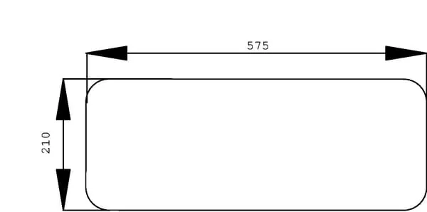 Kramp - D6968 - Kramp Rear Window Lower