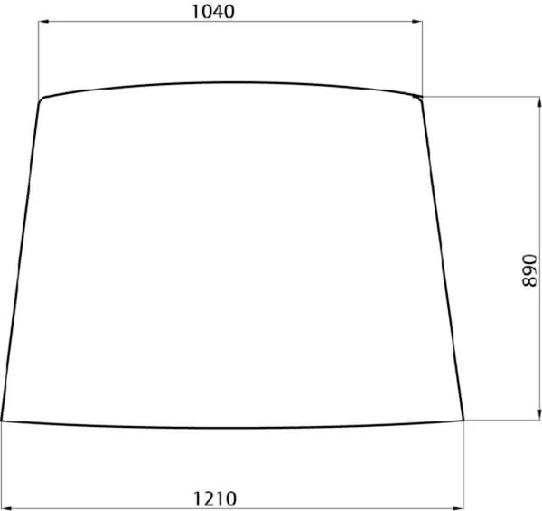 Kramp - D7010 - Upper Windshield