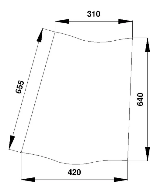 Kramp - D7016 - Corner Glass